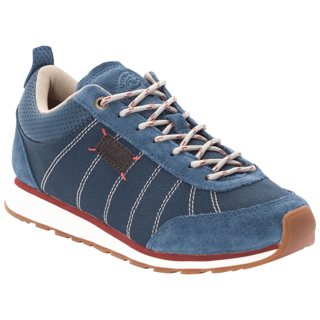 Jack Wolfskin MOUNTAIN DNA LOW Chaussures Femme Bleu/Rouge - LYKOADR-80